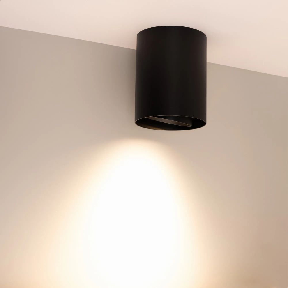 Светильник SP-FOCUS-R132-24W Warm3000 (BK, 50 deg, 230V) (Arlight, IP54 Металл, 5 лет) 054877