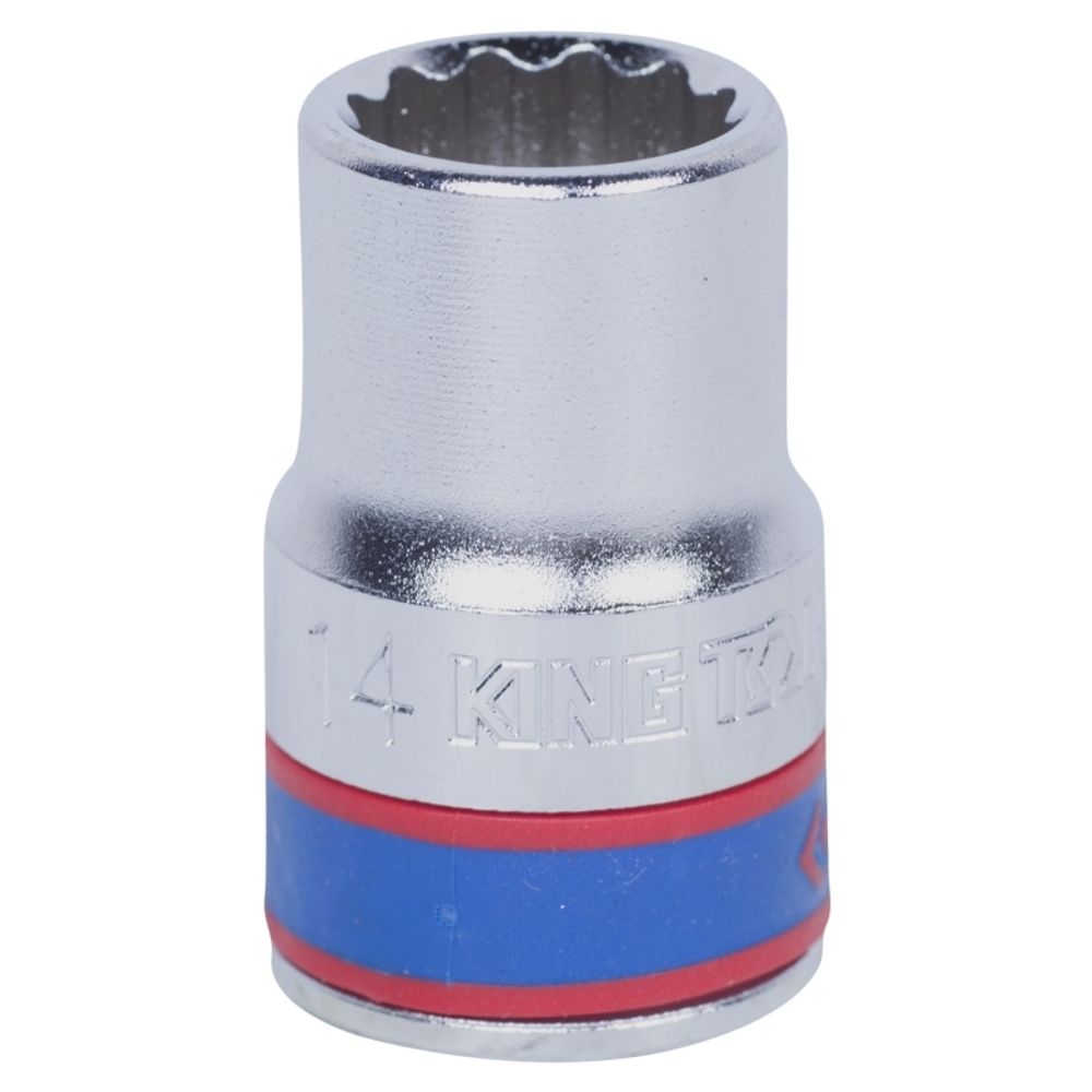 KING TONY (433014M) Головка торцевая стандартная двенадцатигранная 1/2", 14 мм