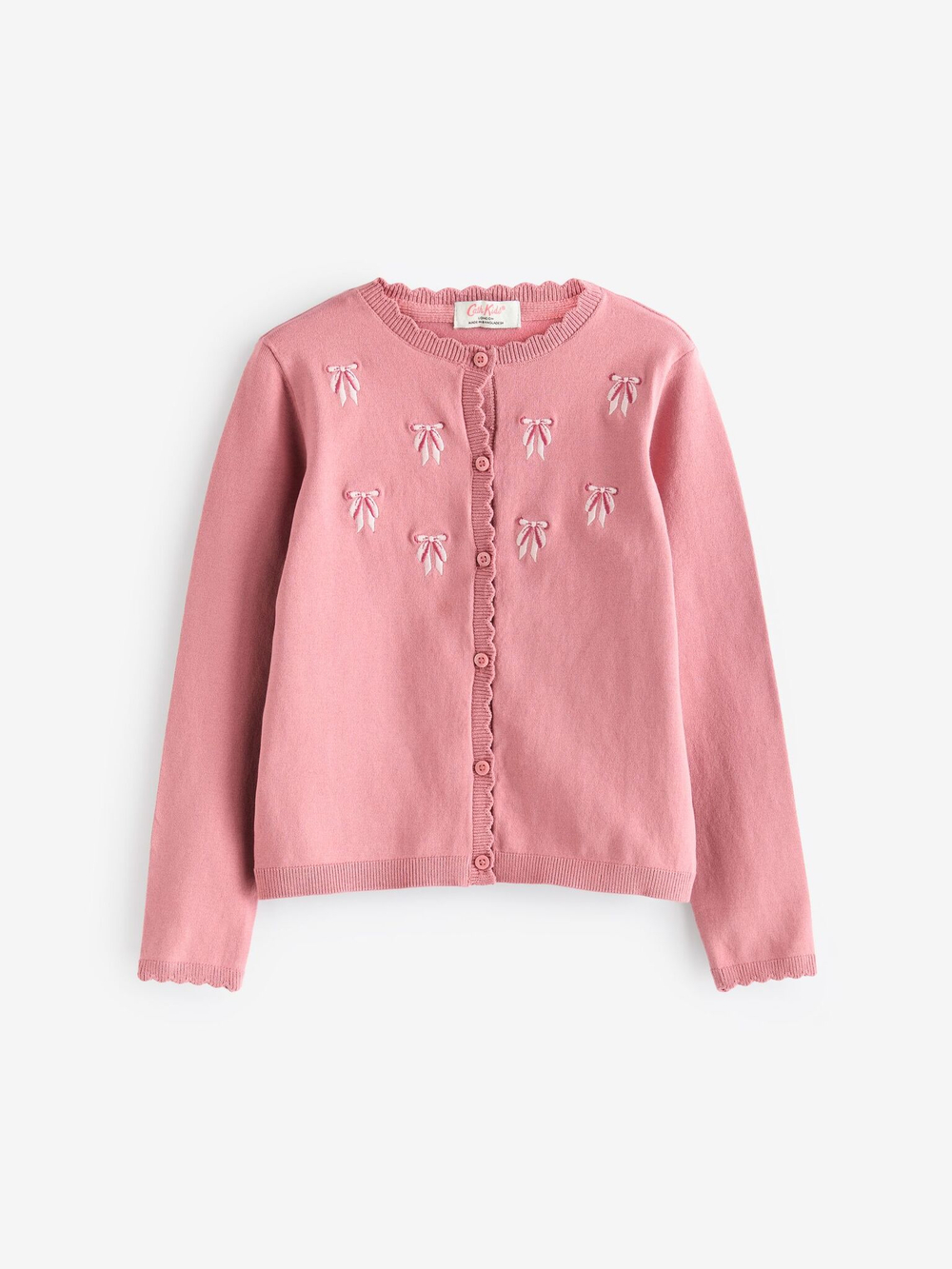 Кардиган с вышивкой для девочки Next N96-307, Розовый