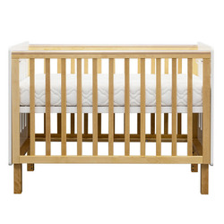 Кровать Antemi Mari 120х60 Ник 14 б/д Белый/Дерево