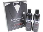 Подарочный набор Compliment men NEW BOSS Gentleman (Шампунь д/волос и бороды 250мл+Бодрящий гель д/душа)