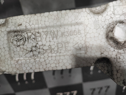 Абсорбер (наполнитель) переднего бампера Mazda CX-5 2 (KF) 17-нв Б/У Оригинал KB7W50111