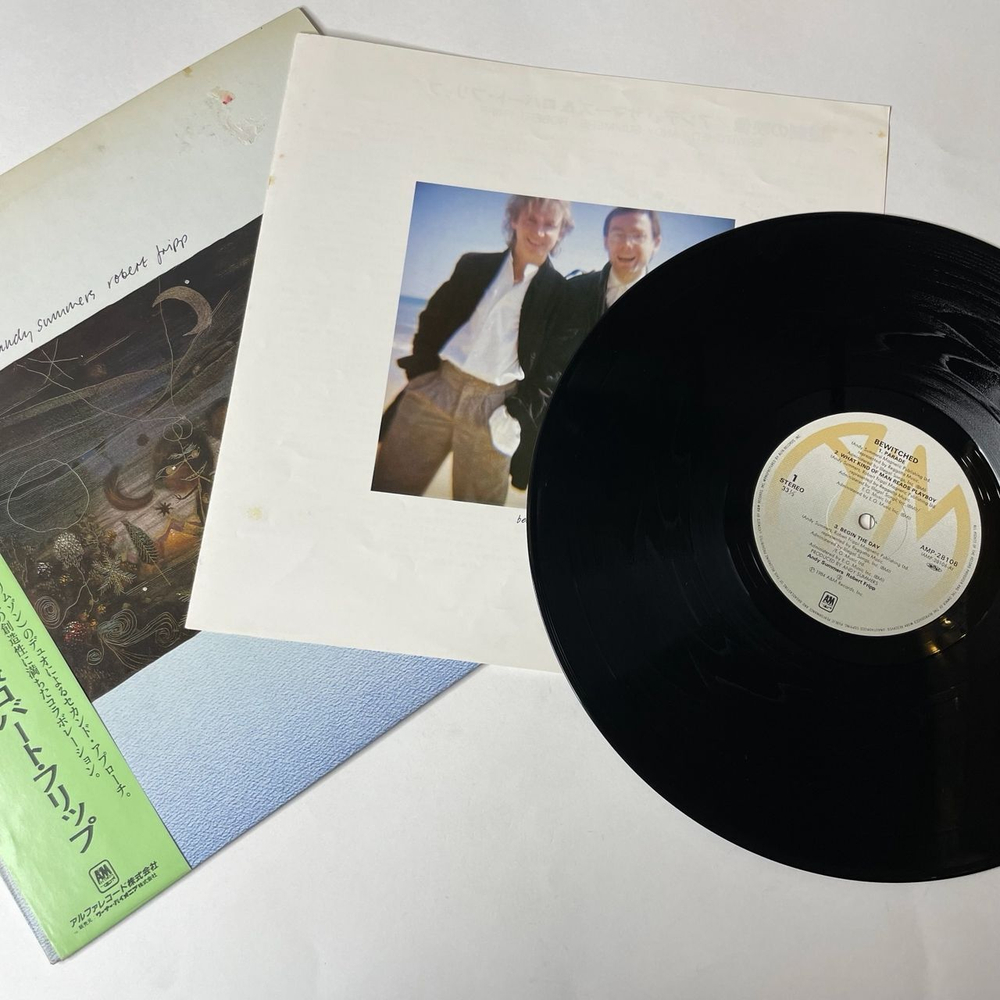 Винтажная виниловая пластинка LP Andy Summers, Robert Fripp (Ex King Crimson) Bewitched (Japan 1984) (Obi)