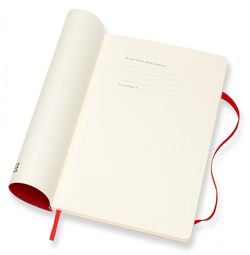 Еженедельник Moleskine Classic Soft Weekly Large 144 страниц мягкая обложка красный (DSF212WN3)
