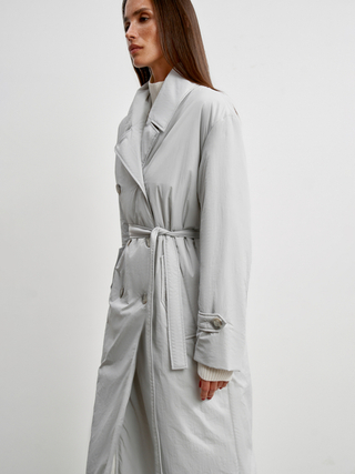 Облегчённый пуховик VANESSA, светло-серый