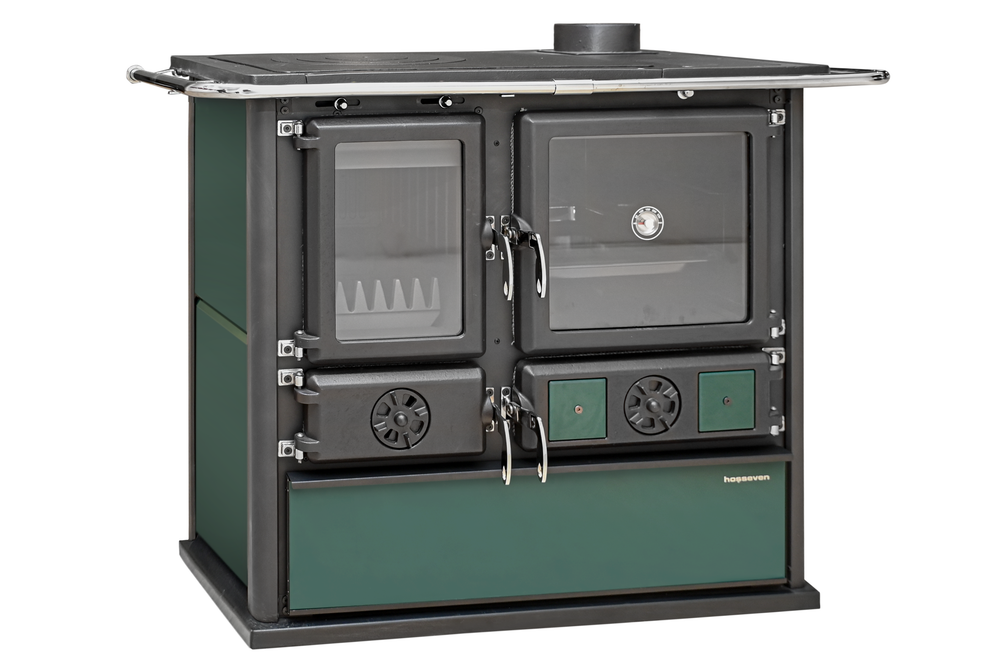 Дровяная печь отопительно-варочная со встроенной духовкой Hosseven 4035