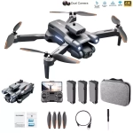 Квадрокоптер - дрон 4DRC V4 для детей и начинающих взрослых с камерой FullHD 1080P Wi-Fi  - 3 аккумулятора