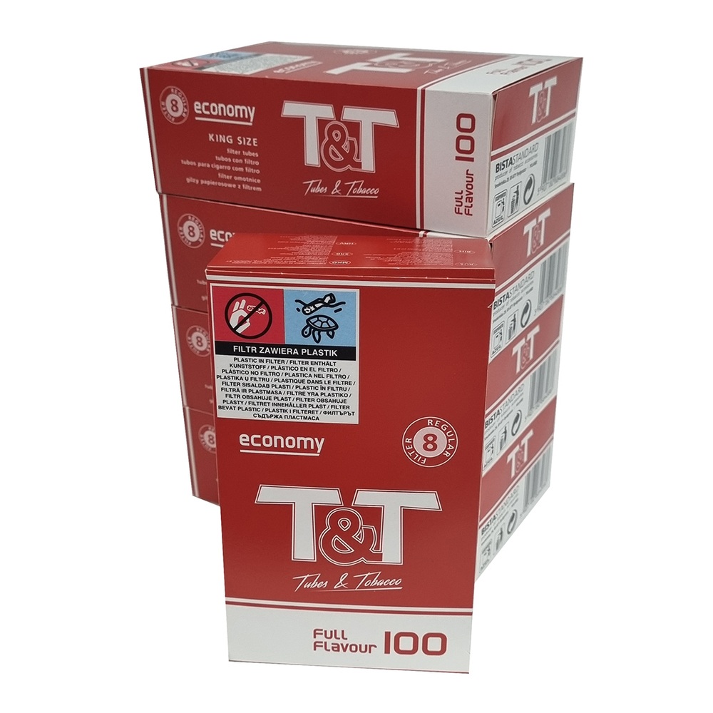 Комплект гильзы для сигарет "T&T" KS 5х100шт.