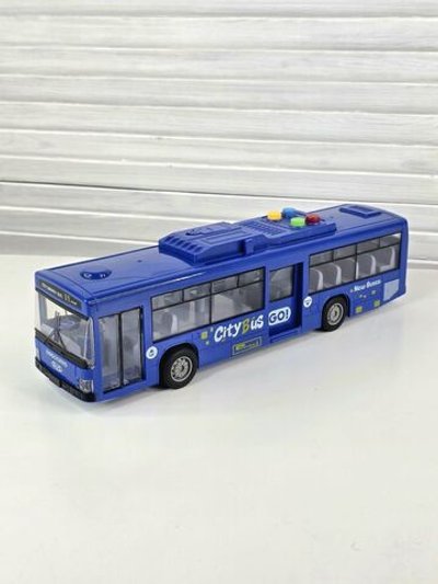 Игровая машинка Автобус со светом и звуком синий (202388598)