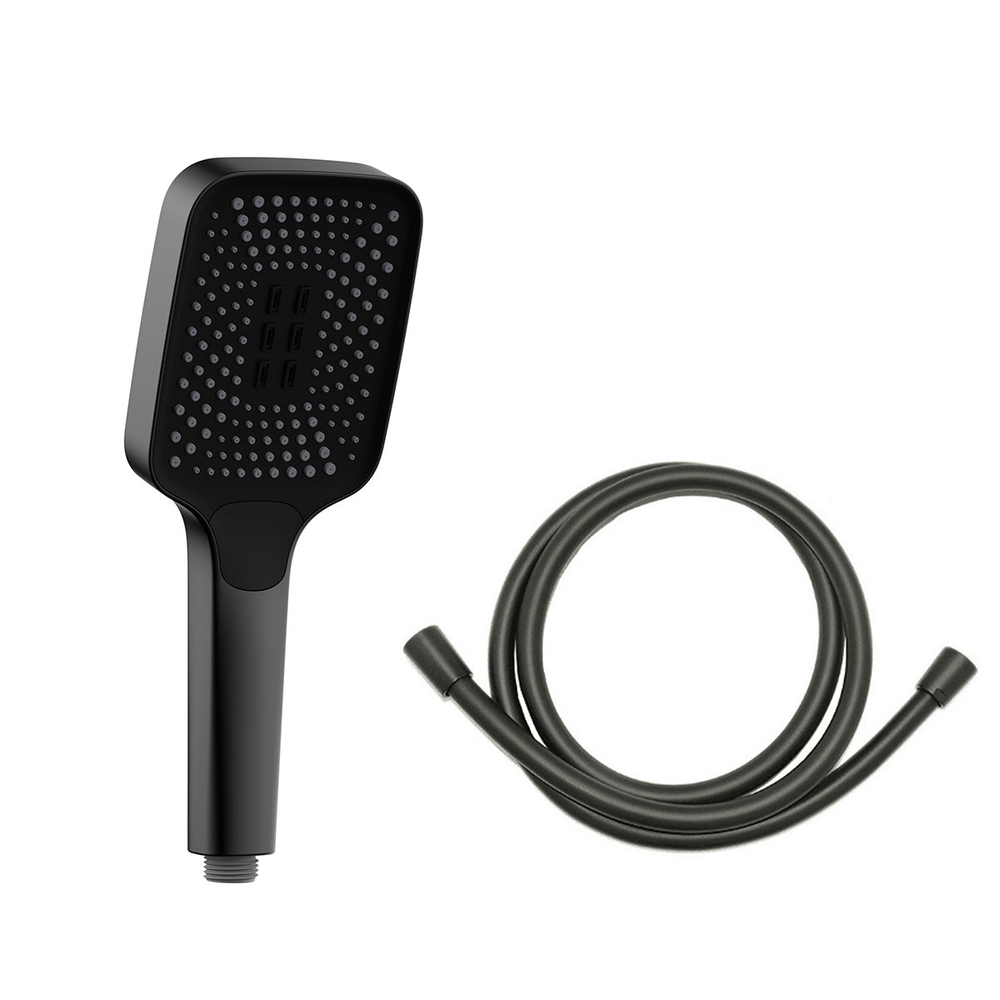 Душевой комплект Vincea VSFW-422T1MB встраиваемый, термостатический, 2 режима, черный