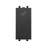 Диммер кнопочный модульный для LED ламп, "Avanti", "Черный матовый", 1 модуль