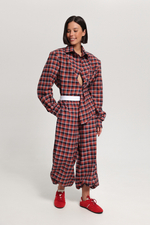 Брюки в клетку