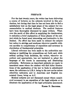 Medical jurisprudence. A statement of the law of forensic medicine | Elmer De Witt Brothers