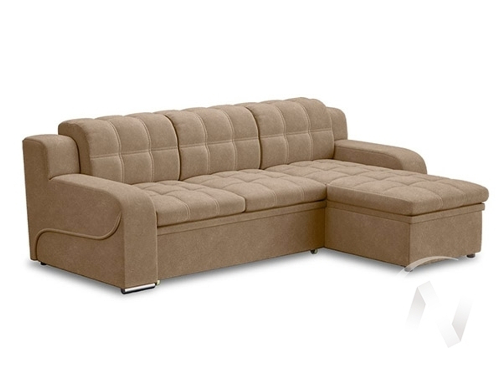 Диван угловой Жемчуг 2 (ДУ) LUMA 05 (бежевый)