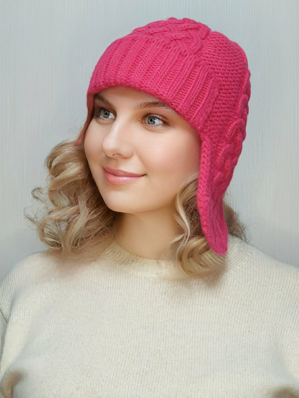 Шапка ушанка АЙС (Флис)