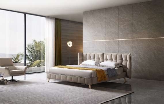 Кровать Hush 180х200 см, бежевая