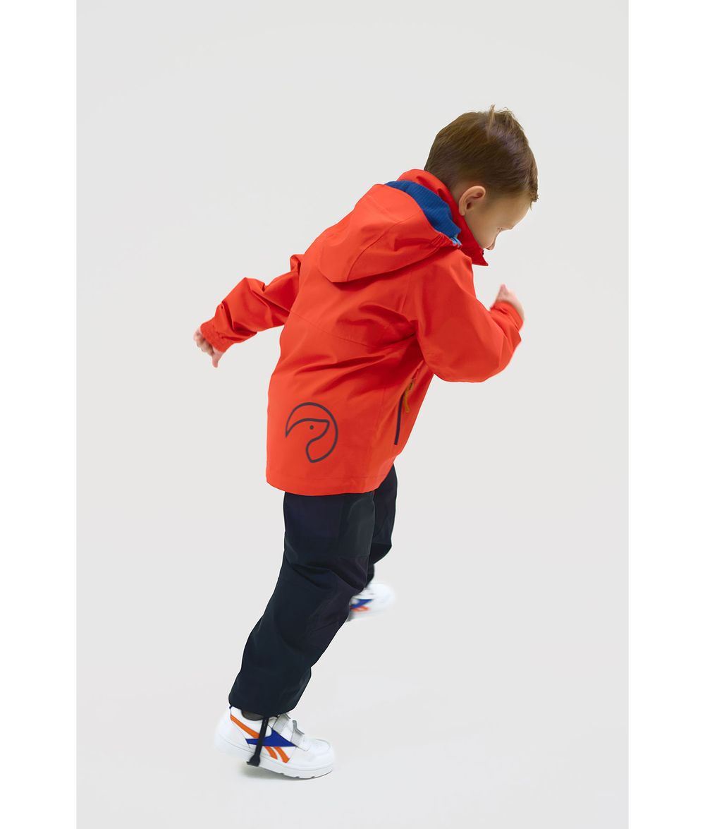 Детская куртка KADI NORPPA на флисе карминно-красный