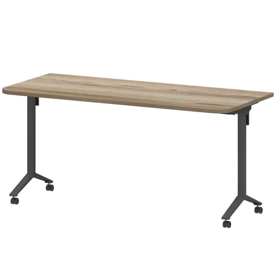 Стол мобильный складной радиусный МБ25-160.70Р  1600x700x750 Моби