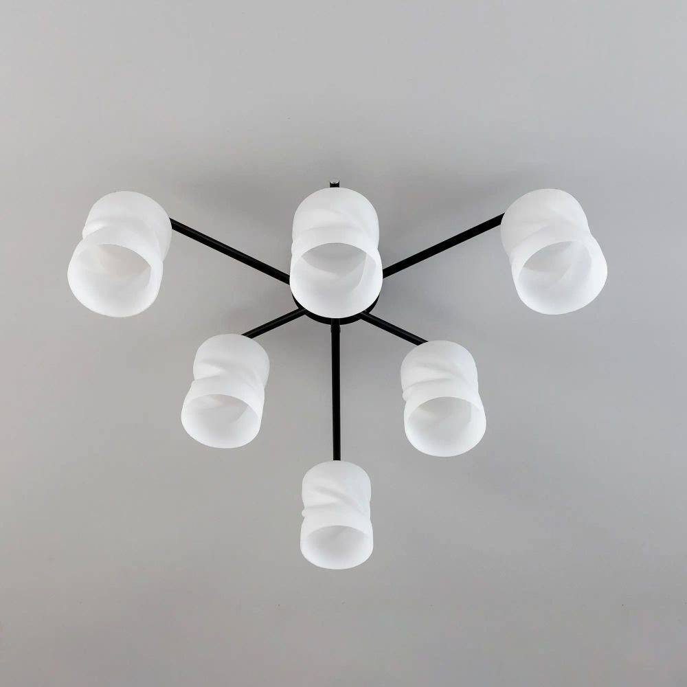 Citilux Нильс CL132165 Люстра потолочная Чёрная