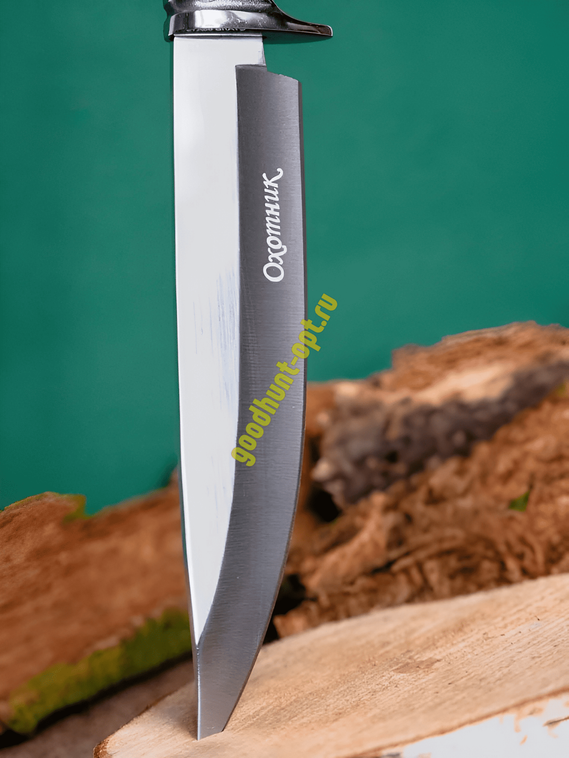 Тактический нож кованый туристический Кизлярский с ножнами Коричневый