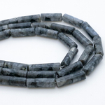 Ларвикит бусины, размер около 13,5*4 мм, цена за 13-14 шт (1/2 нити)