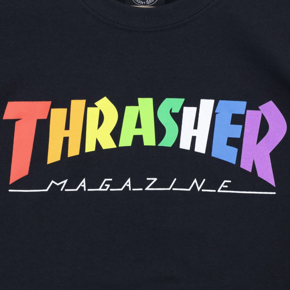 Футболка Thrasher Rainbow Mag (black)