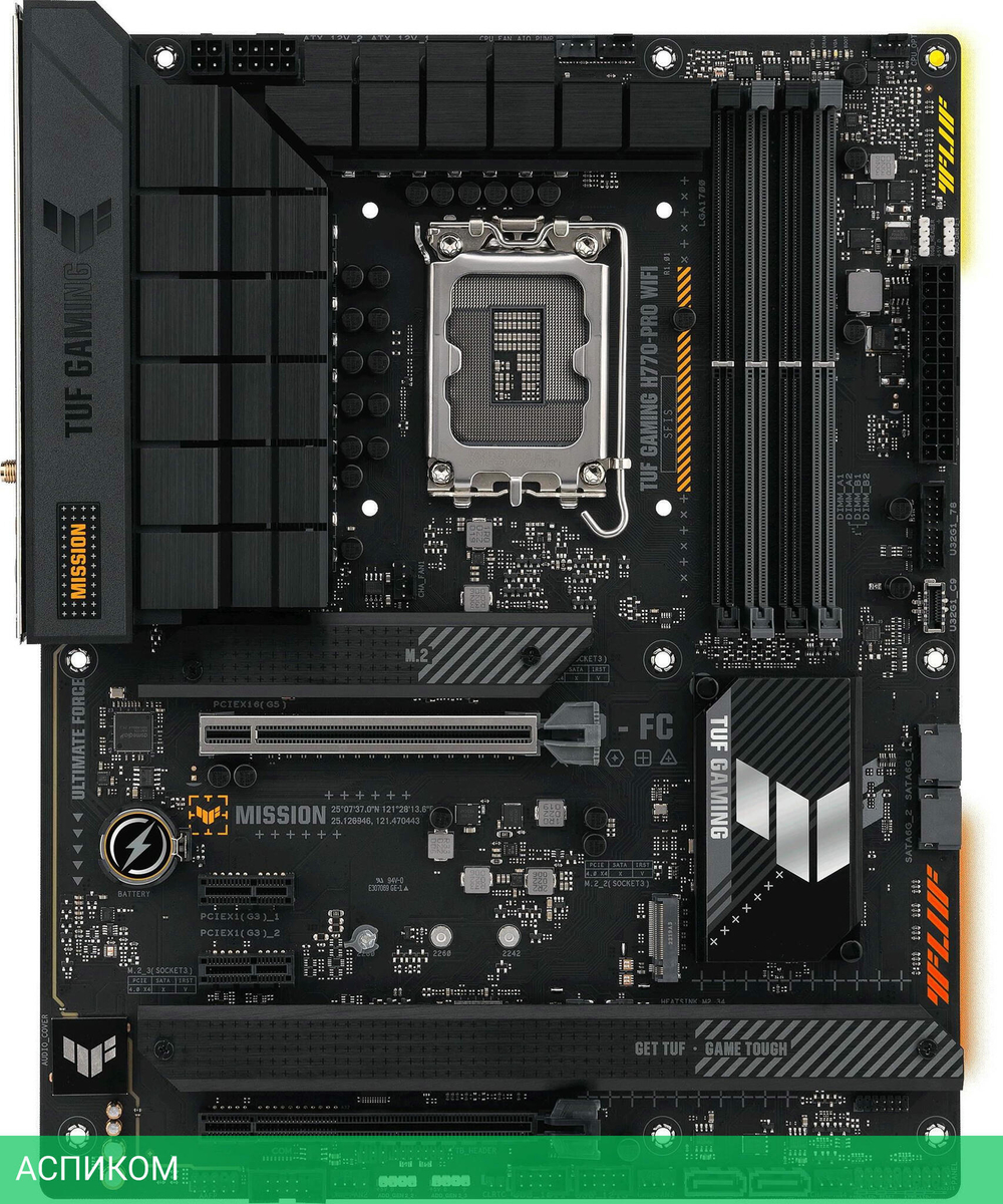 Материнская плата ASUS TUF Gaming H770-Pro WiFi Soc-1700 Intel H770 DDR5