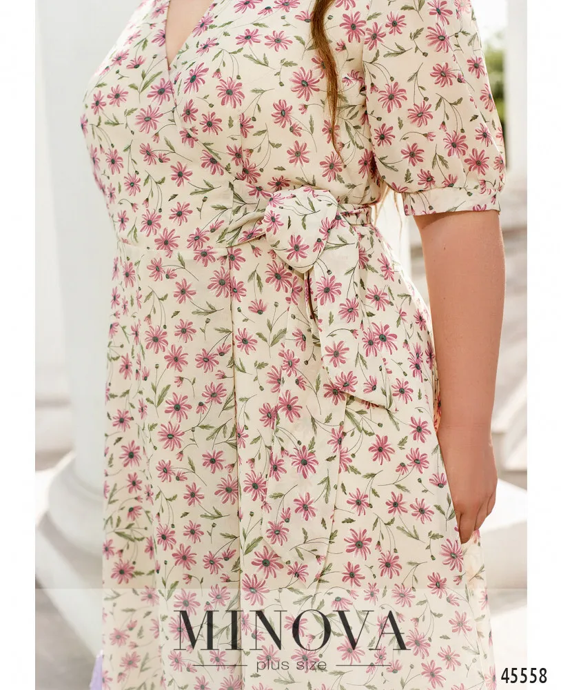 Платье 21-07-бежевый Minova