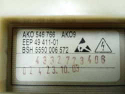 WFC1662OE кт8 Силовой модуль для стиральной машины Bosch Maxx4 5550006572 б/у