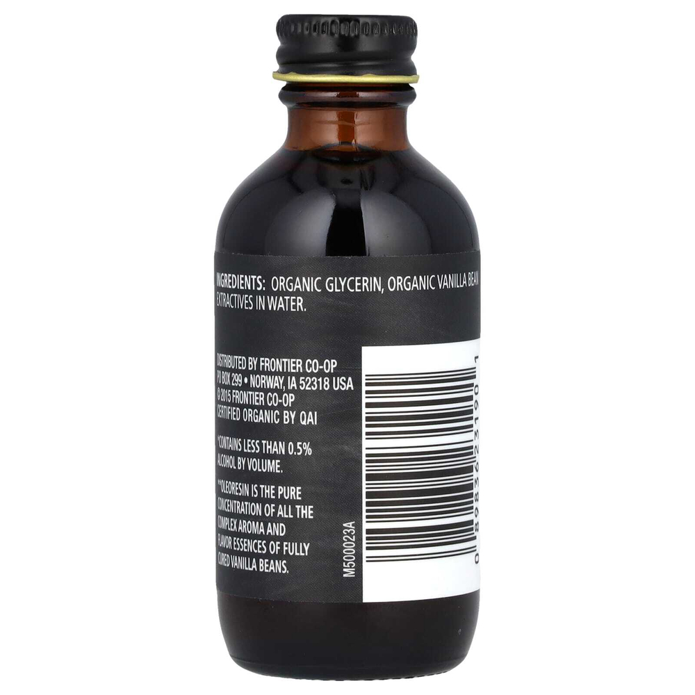 Frontier Co-op, Органический, со вкусом ванили, без спирта, 59 мл (2 жидк. унц.)