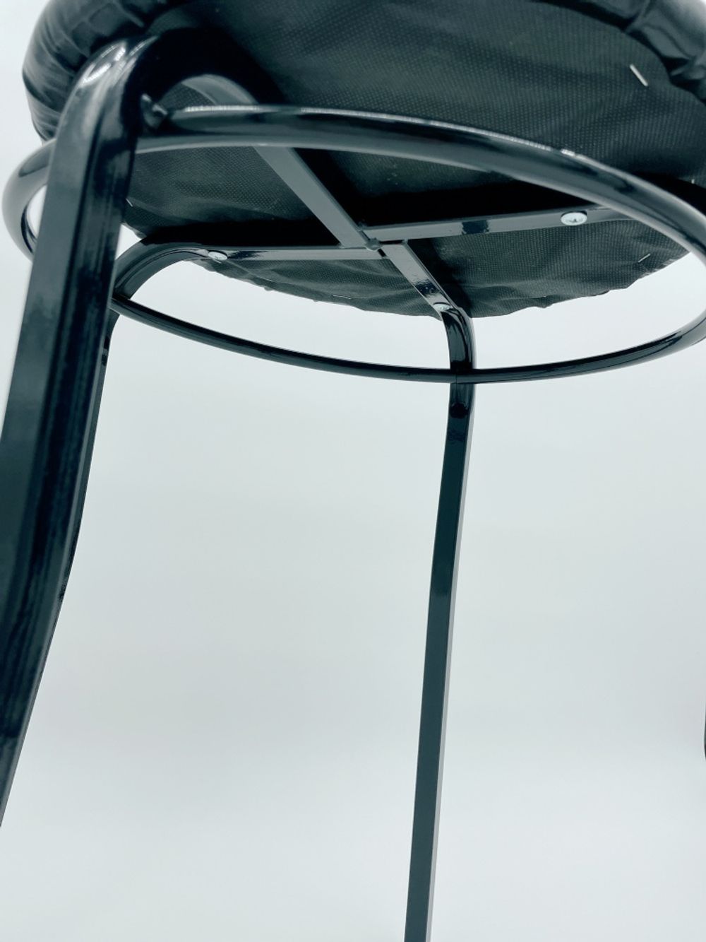 Квадро табурет черный