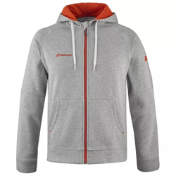 Мужская теннисная кофта Babolat Exercise Hood Jacket Men - серый