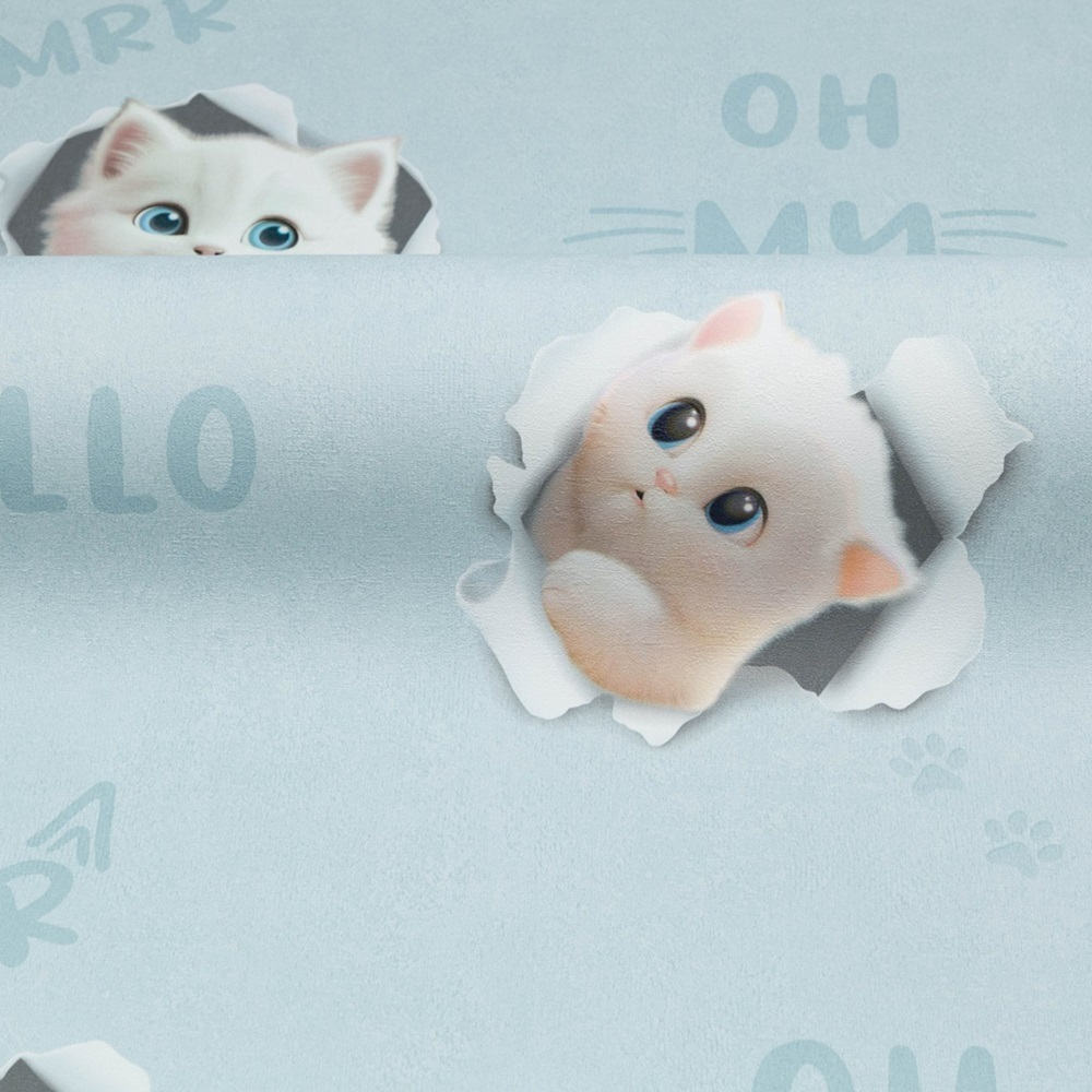 Обои виниловые HC72285-16 PALITRA HOME 3D Cats, сюжетный рисунок размер 1.06 х 10.05 м