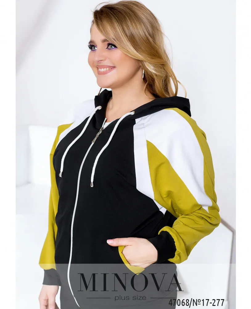 Костюм 17-277-лайм-черный Minova