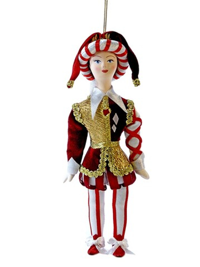 Кукла-подвеска Шут