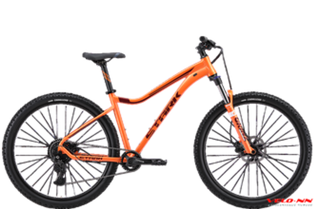 Велосипед 29" Stark'24 Tactic 29.4 HD оранжевый металлик/темно-красный металлик