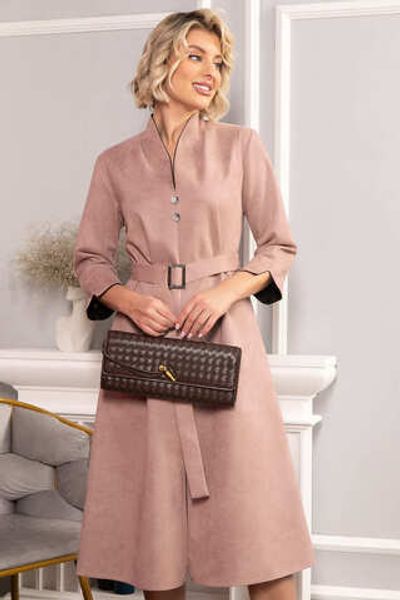 Платье замшевое Дарьяна НЬЮ (чайная роза) П14650-18М LT Collection (Акция)