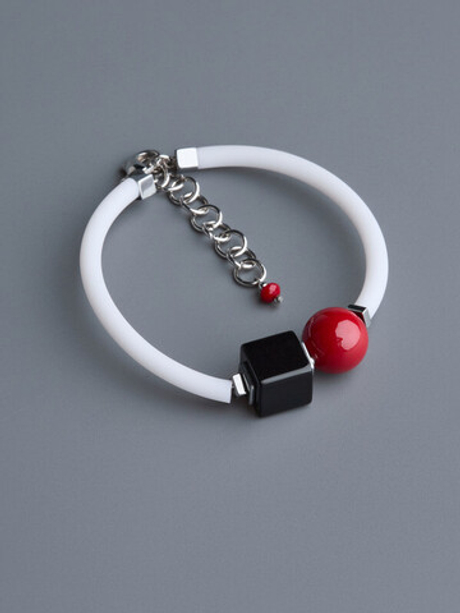 91000686 Браслет Роман с камнем