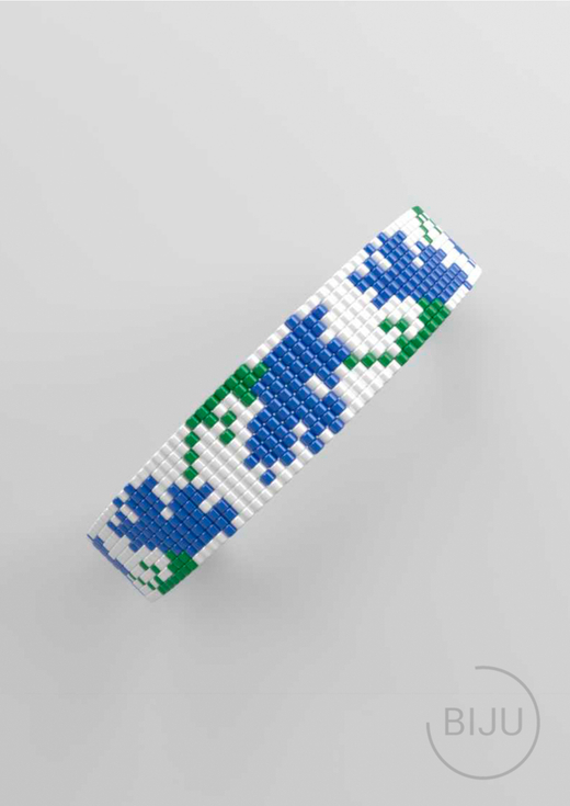 Схема LOOM, Схема браслета на станке, узор из Miyuki Delica 11/0, файл PDF, №396L