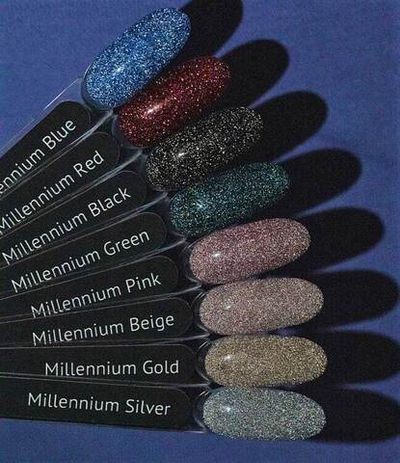 Monami Гель-лак Millennium Black, 8мл
