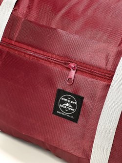 Сумка дорожная, текстильная бордовая (201723121)