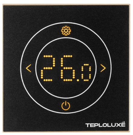 Терморегулятор электронный Теплолюкс Solus Zen Wi-Fi черный/золото