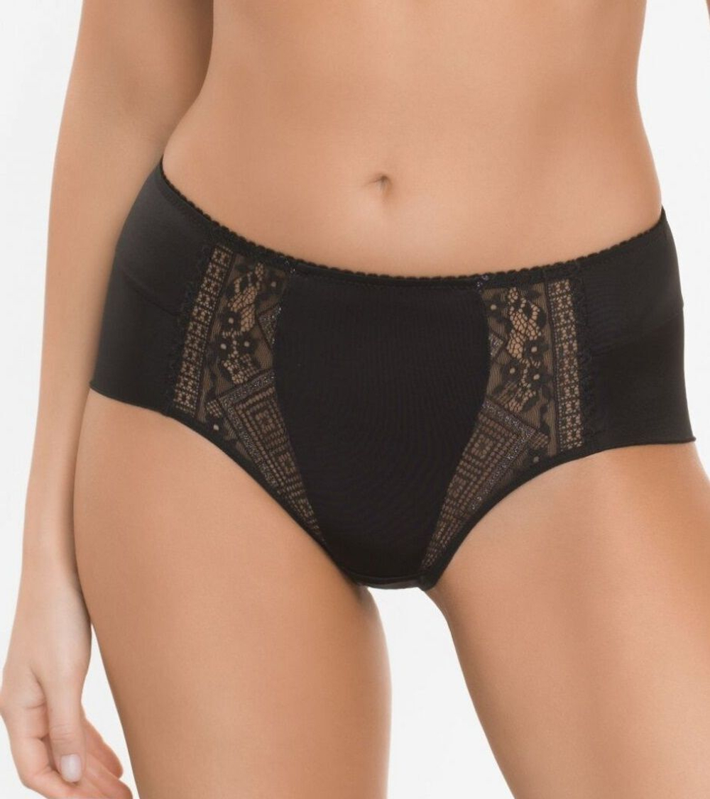 Высокие трусики-слипы Black Diamonds (Размер: 42) (Цвет: черный)