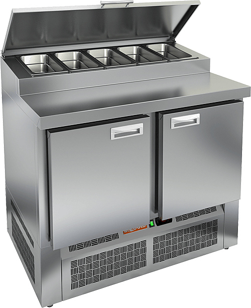 Стол охлаждаемый для пиццы HICOLD PZE1-11GN (1/3H)