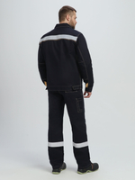 Костюм Троя-2 СОП (тк.Саржа,320) п/к, т.синий/бежевый