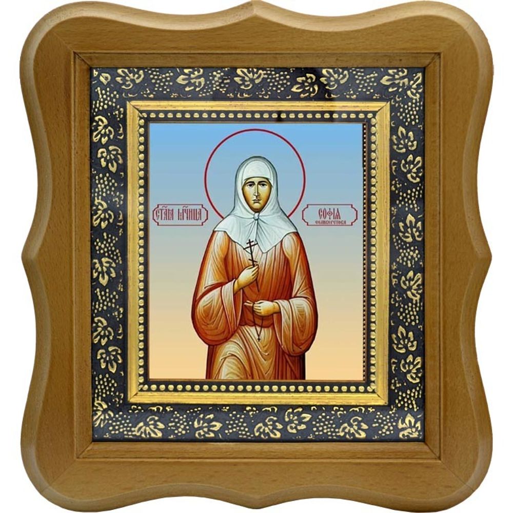София Селиверстова, Преподобномученица, послушница. Икона на холсте.