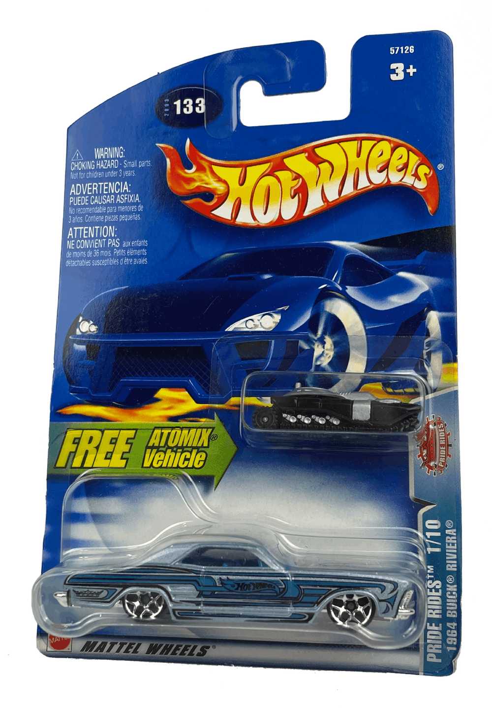 Hot Wheels Pride Rides 1964 Buick Riviera (with Free Atomix Vehicle) (2003)