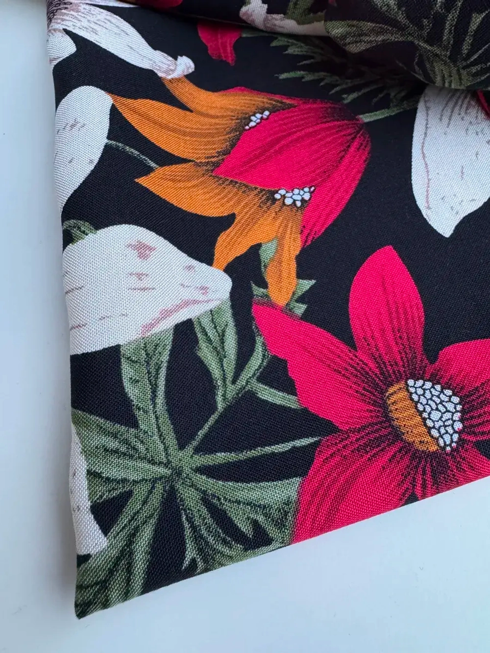 Ткань для шитья штапель вискоза принт