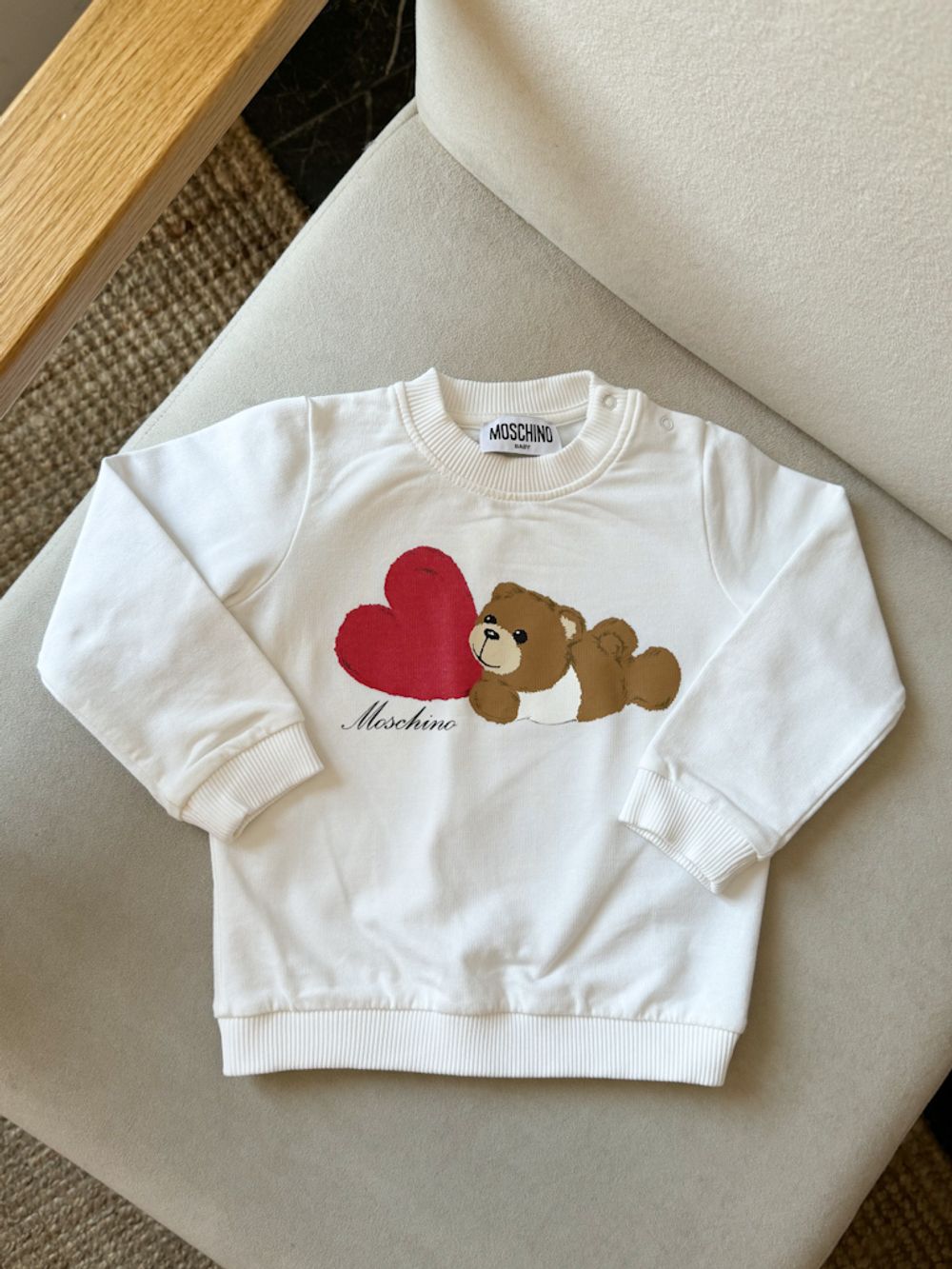 Хлопковый свитшот Moschino,80