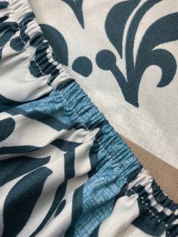 Простынь на резинке полисатин Simple House "Motivo" 140x200 см